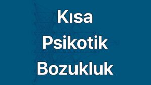 Kısa psikotik bozukluk, aniden ortaya çıkan ve gerçeklik algısını geçici olarak bozan bir durumdur.
